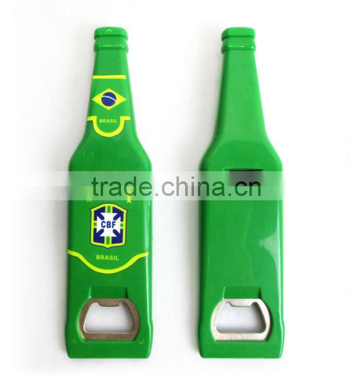 promotional 3 tones plastic whistle with bottle opener for 2018 World Cup