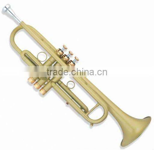Professional high grade Bb key silver plated trumpet