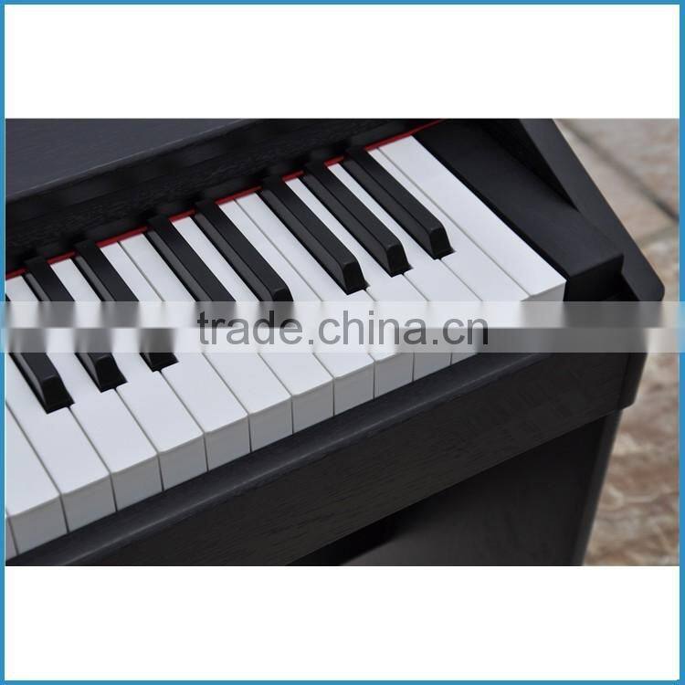 new design cheap digital piano 88 key, electric piano black, upright electronic piano with hammer action keyboard