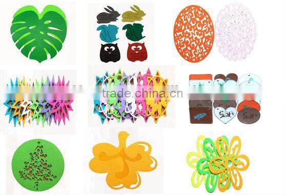 2017 hot new products china supplier wholesale alibaba website custom felt handmade fancy glass tea cup mats made in china