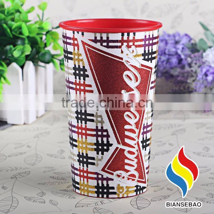 with printing Hot selling 16oz single wall plastic cups