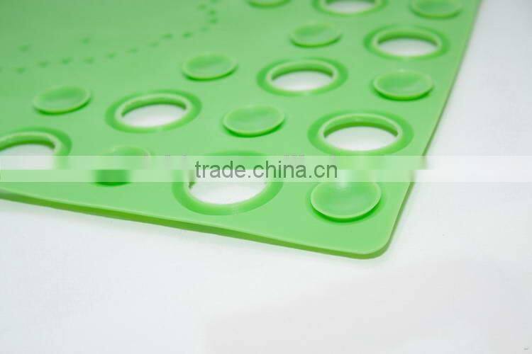 Customized color eco friendly pvc plastic bath mat