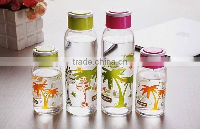 150ml 5oz 250ml fashionable beautiful glass milk bottle
