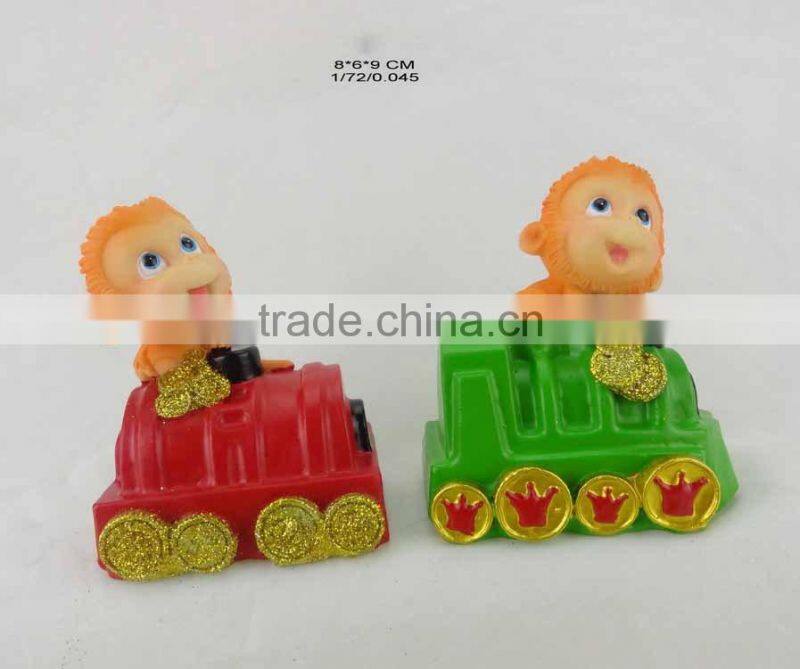 2016 new year decoration mresin onkey for sale