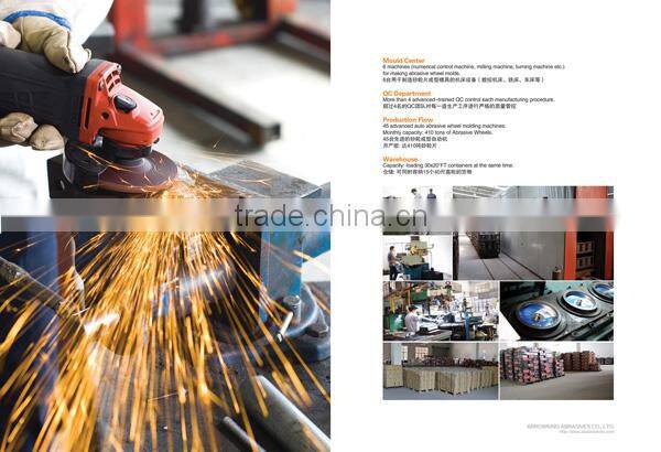 7'' 180x6x22.2 resin metal grinding wheel