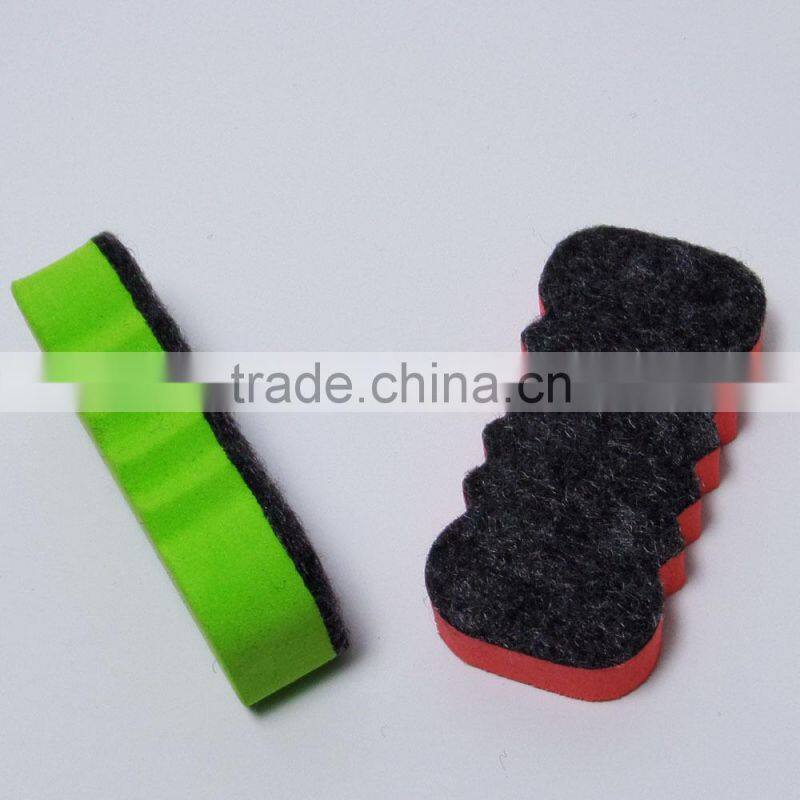 Cheap EVA felt 6.5cm small whiteboard erasers