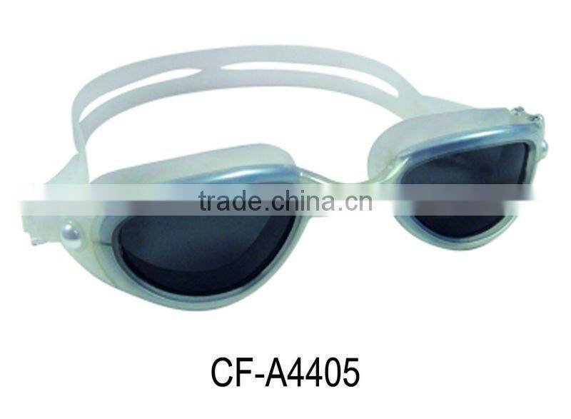 CP lens silicone swimming goggle with CE certifacate