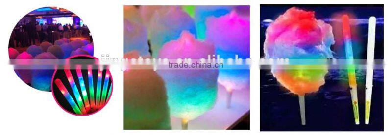 2015 LED Glow in the Dark Cotton Candy Sticks