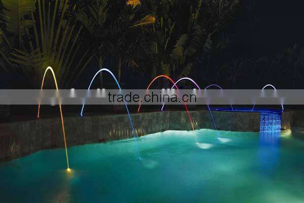 Factory colorful flow fountain laminar water jet