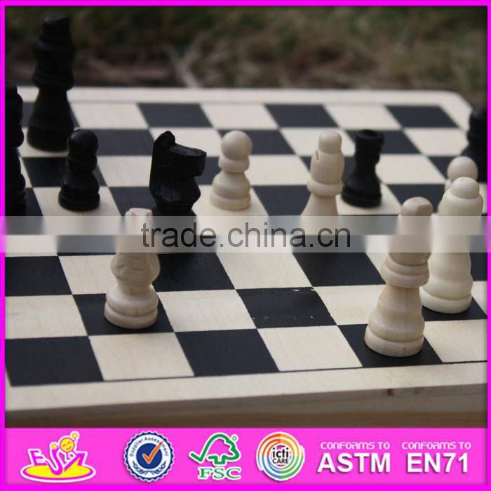 2016 newest 5 in 1 children wooden multi game board W11A048