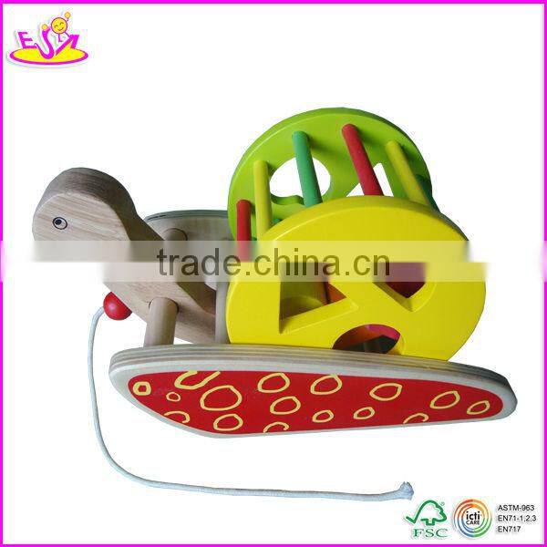2016 new design kids wooden animal car toy,cute baby wooden animal car toy,most fashion wooden animal car toy W05B091
