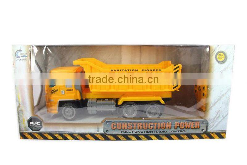 2016 ABS material high quality toy tipper truck for gift
