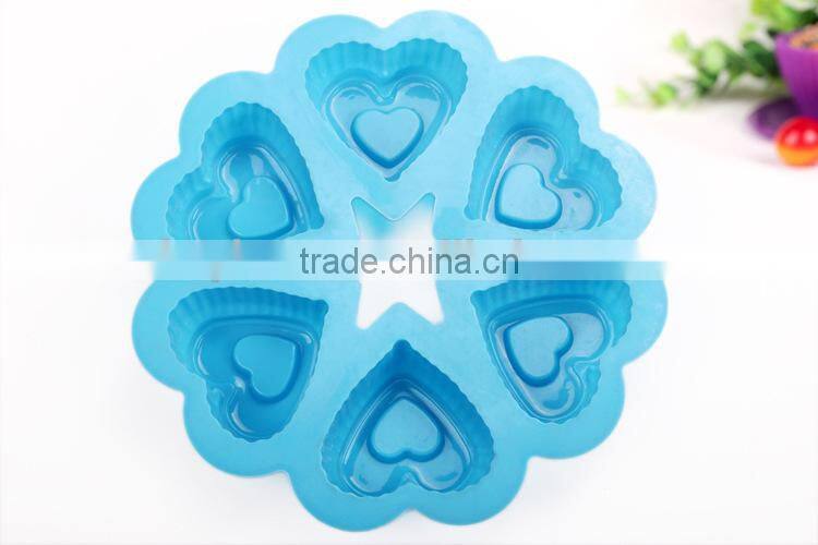 Non-stick flexible plastic food molds industrial loaf soap mold