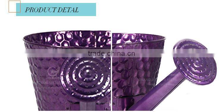 10 inch modern outdoor planters galvanised pots for plants zinc plant pot