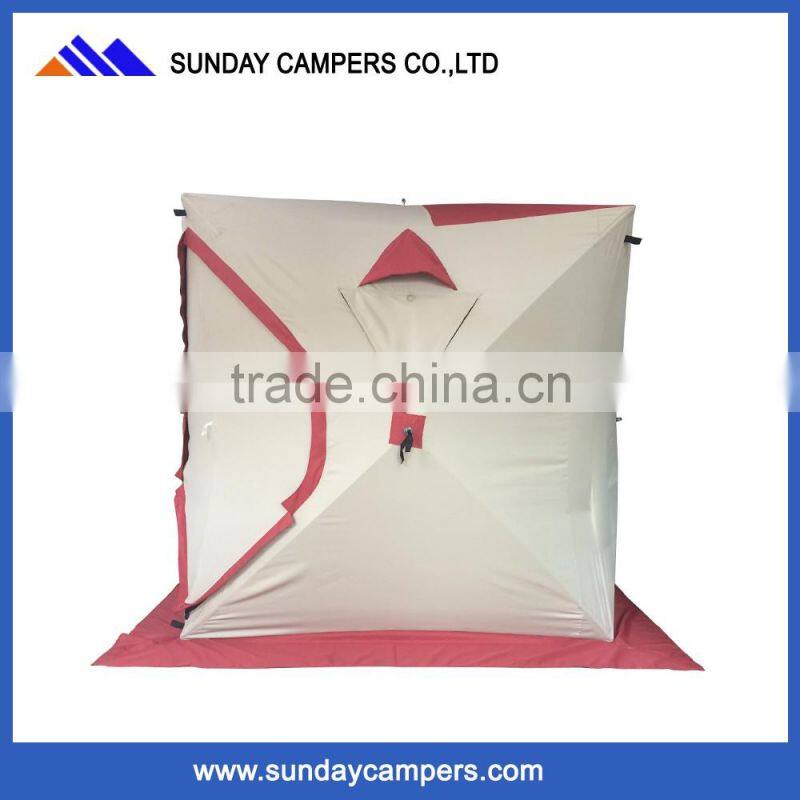 Hub ice fishing shelter cold weather tents for Russia market wholesale