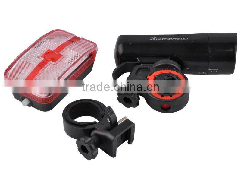 WildWolf YT-M18-8 13LED 3W White Bicycle Rear Light and Bicycle head light,Bike Bicycle Light Kit