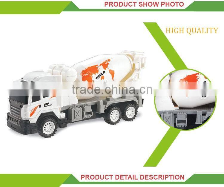 New design plastic friction cement concrete mixer truck toy