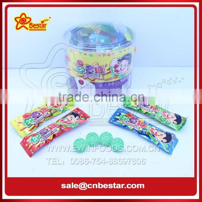 Orange Shape Fruity Flavor Sour Jelly Candy