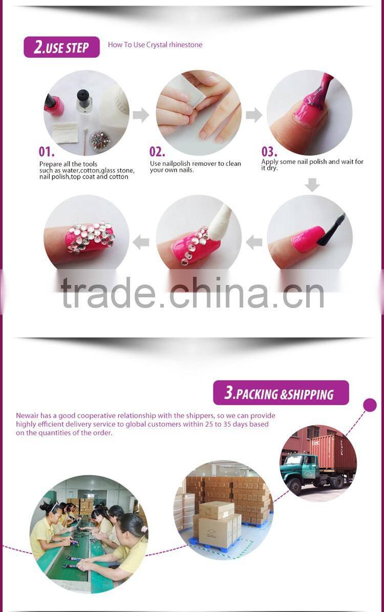 Fashion Nail Art set New Plastic Nail Beads Manicures 3D Nail Pearl