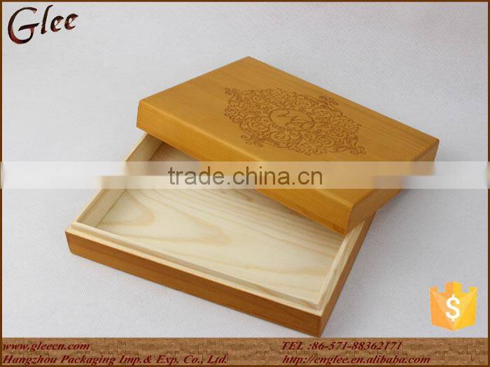 decorative wooden book box,pine box