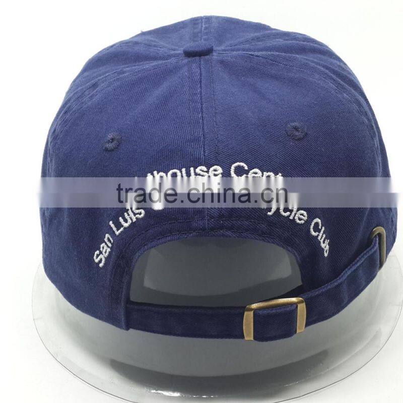 100% cotton torn washed plain baseball cap