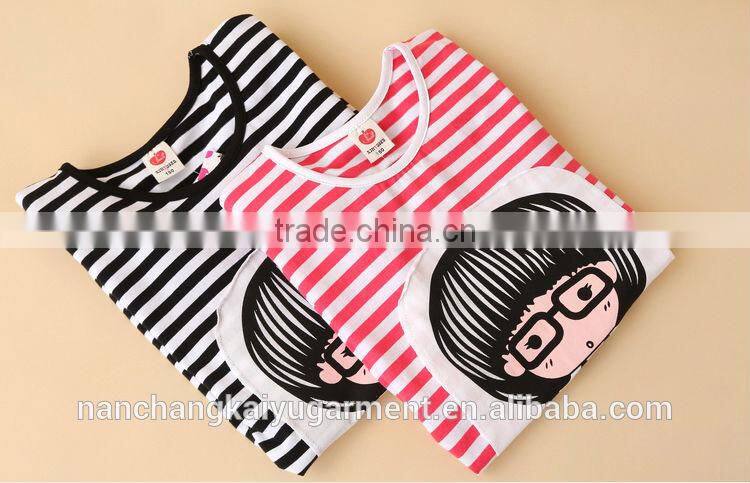girl kids fashion printed T shirt