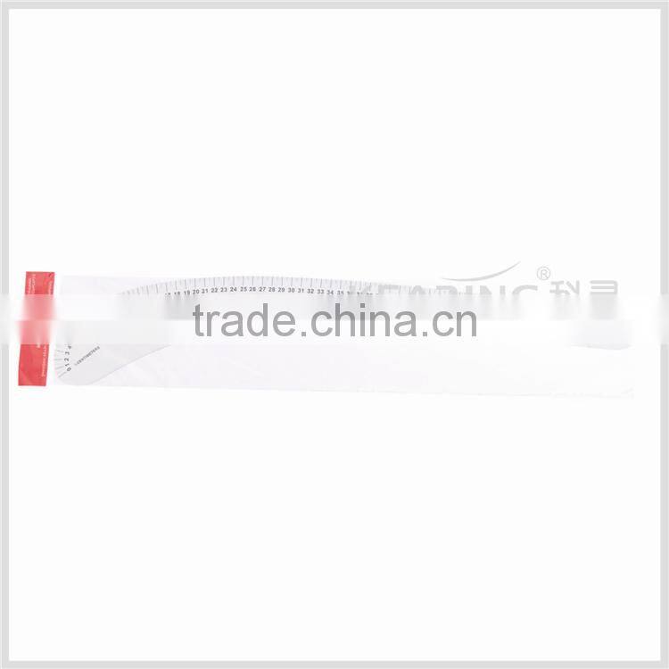 kearing brand aluminum vary form curve ruler,french curve 60cm metric,sleeve curve metric ruler#6261A