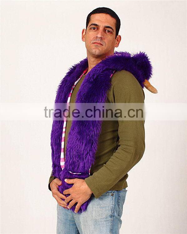 New style classical carniva dog pattern animal hood hat