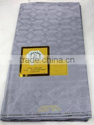 Guinea Brocade Bazin Riche West African Style Damask Cotton Fabric Handmade Nigerian Cloth BZ0012