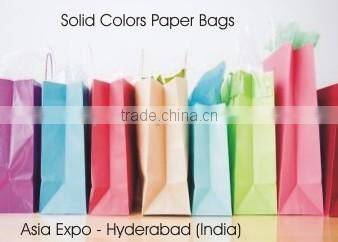 Kraft Paper Bag with Twisted Paper Handles