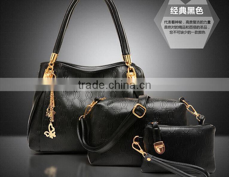 New coming good price latest ladies leather bag sets