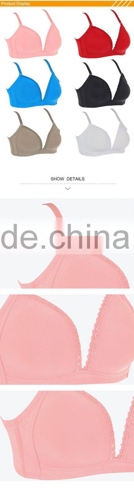 HSZ-58066 Sexy Ladies' Model Bra For Women One Piece Wireless Bra