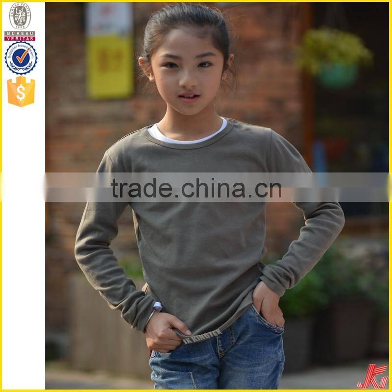 custom logo design kids round neck t-shirt