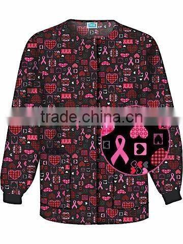 Wholesale Custom Printing Medical/Hospital Scrubs Jackets Top