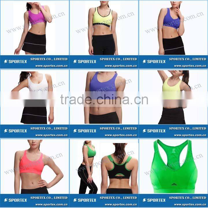 2017SS cross back wide strap breathable ladies sports bra, yoga bra, running bra