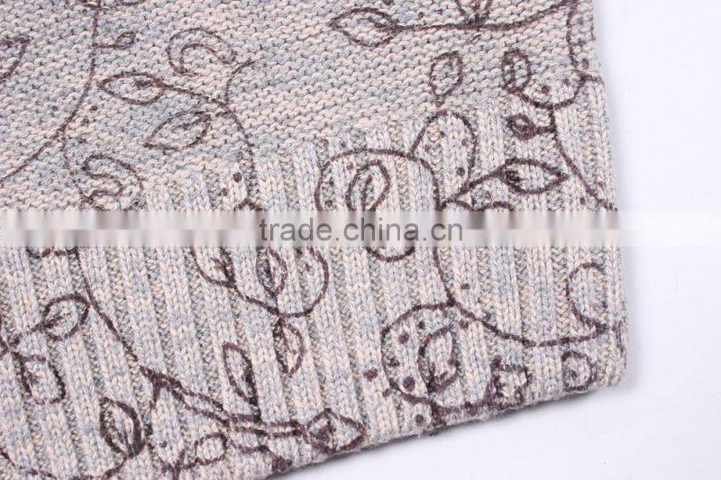 2015 Fashion V Neck Sweater Knitting Pattern Free