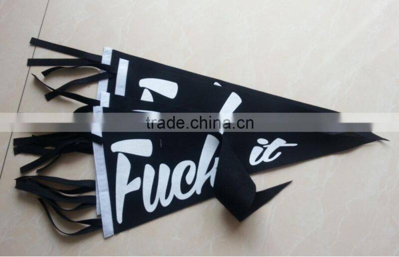 screen printing pennant flag