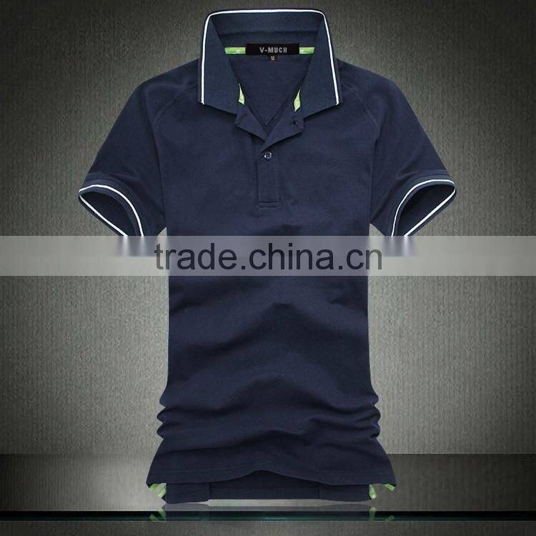Manufacturer supply breathable custom logo polo shirts