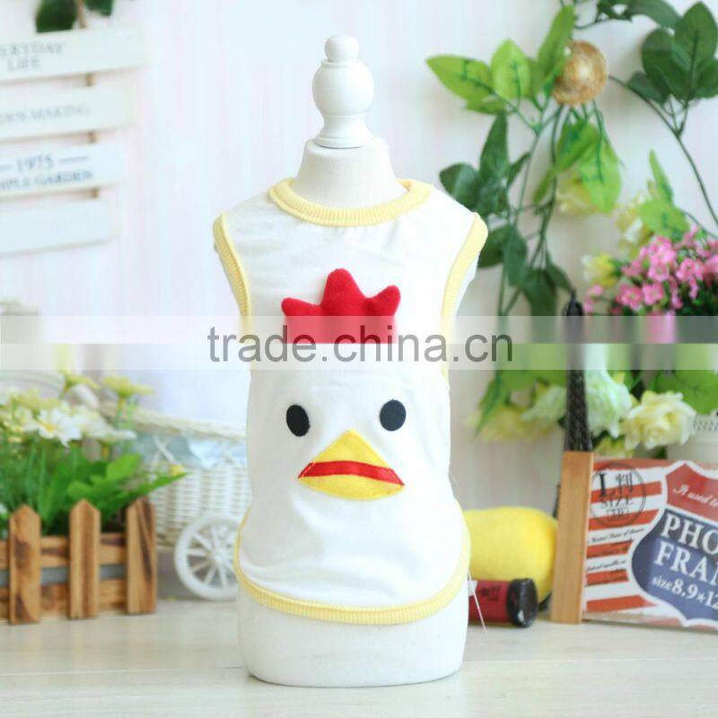 R1938H 2017 New Design Popular Funny chicken Pet Clothes For Dog