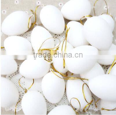 factory sale 6*4.2cm pink color DIY clear plastic easter egg