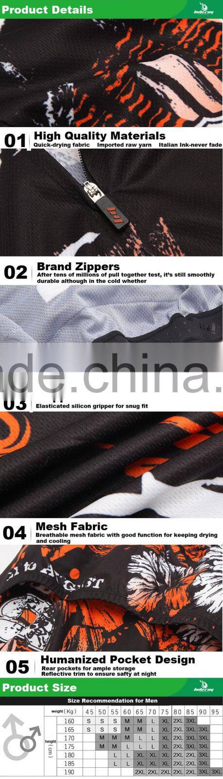 BEROY Mountain Bike Sportswear, Digital Printing Bike Jersey