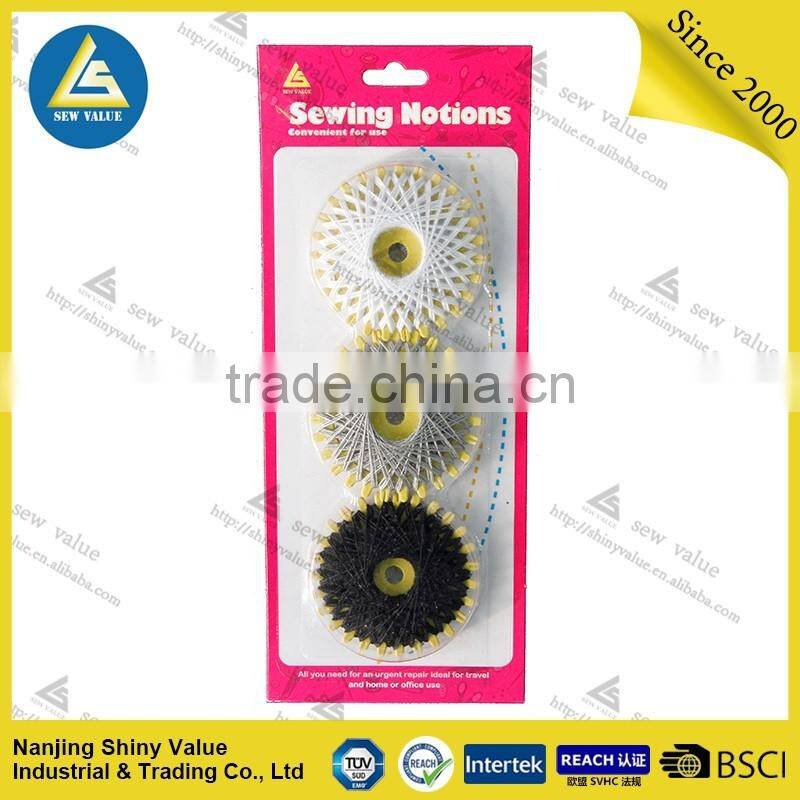 wholesale 3 rolls 100m 100% spun polyester sewing thread