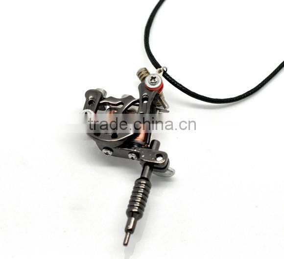 Fashion Black Mini Tattoo Machine Necklace