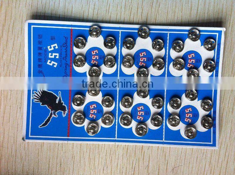 stainless steel spring press stud