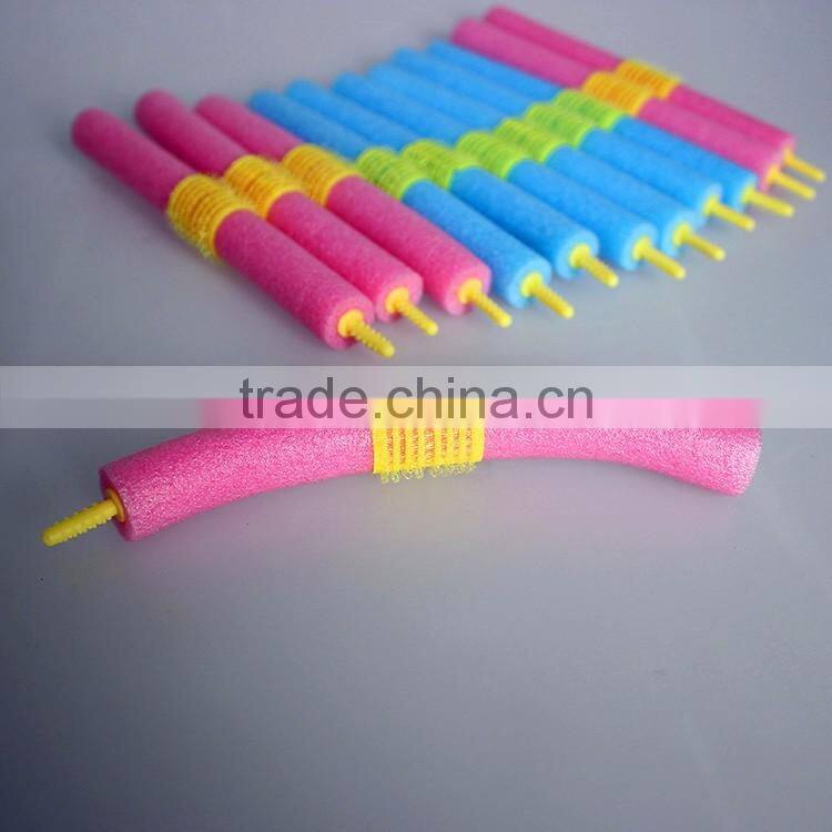 SOFT FOAM BENDY HAIR CURLER ROLLERS FOR SEXY HAIR 12pcs/set Soft Foam Anion Bendy Sponge Hair Rollers Curlers Cling