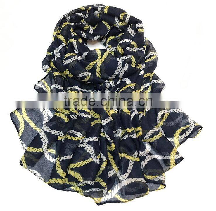 high quality thick voile printed scarf women spring summer new styles fashion scarves shawl