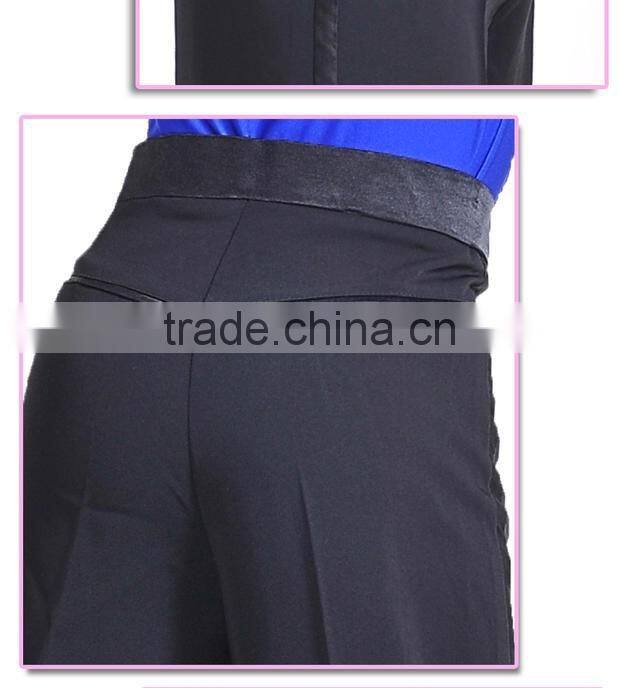 New Boys Latin Dance Black Pants Kids Ballroom Modern Latin Dance Pants