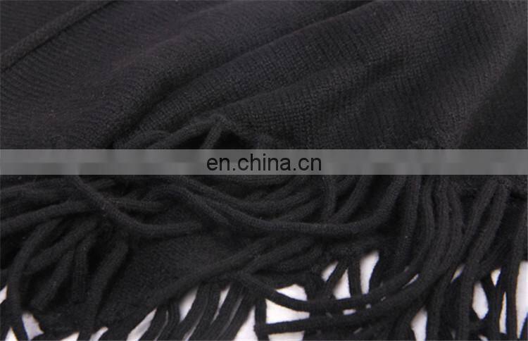 inner moggolia factory directly wholelsale cashmere knitted triangle scarf lady autumn winter warm shawl