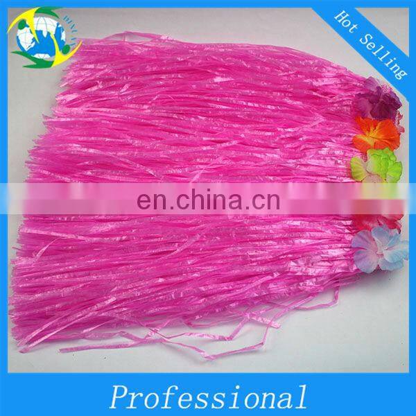 Colorful Plastic Hula Skirt/Paper Grass Skirt(DX-JQ-00211)