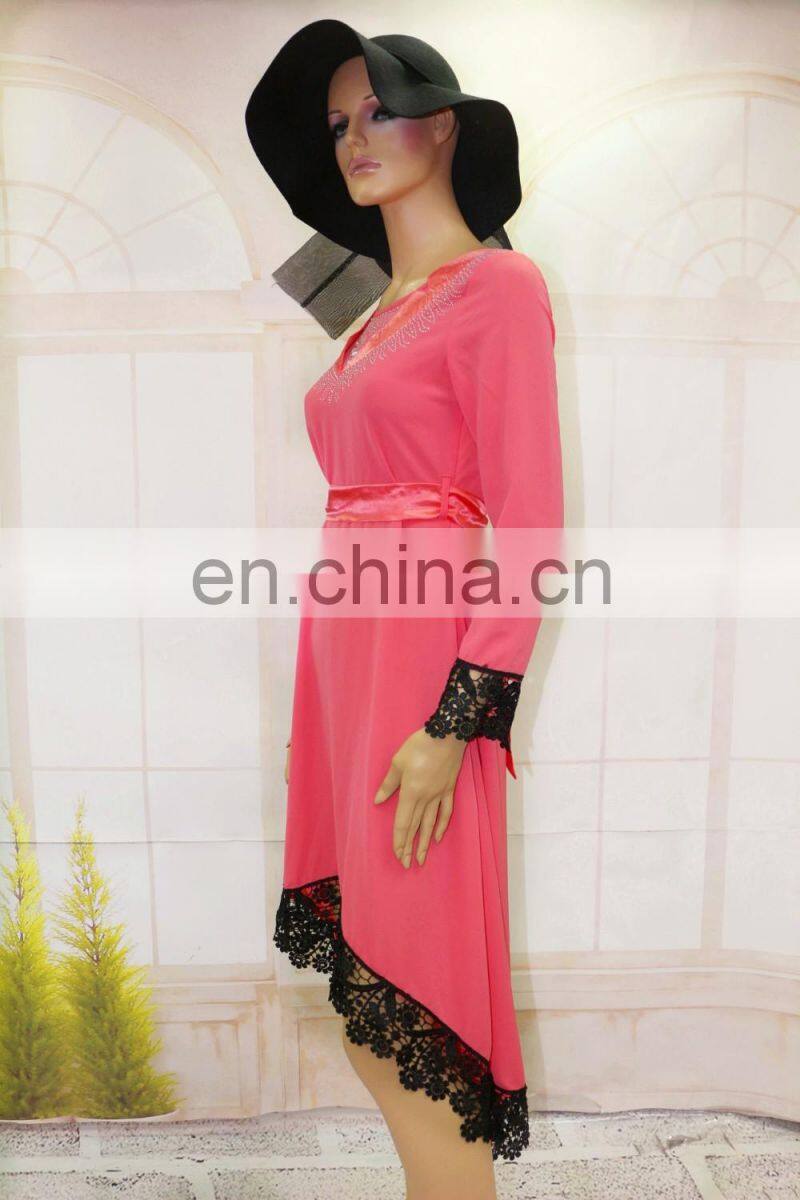 2016 African office fancy Paris fabirc for ladies bandage dress